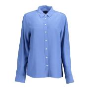 Verrijk je garderobe met iconisch blauw overhemd Gant , Blue , Dames