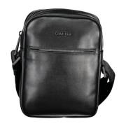 Zwarte Schoudertas met Verstelbare Band Calvin Klein , Black , Heren