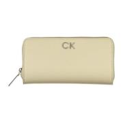 Damesportemonnee met RFID-bescherming Calvin Klein , Beige , Dames