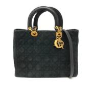 Pre-owned Leather dior-bags Dior Vintage , Black , Dames