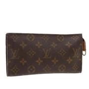 Pre-owned Canvas pouches Louis Vuitton Vintage , Brown , Dames