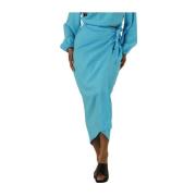 Turquoise Midirok Enmallorca Skirt 6891 Envii , Blue , Dames