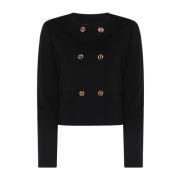 Zwart dameskleding Aw24 Twinset , Black , Dames