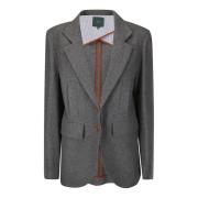 Klassieke Single-Breasted Blazer Jas Jejia , Gray , Dames