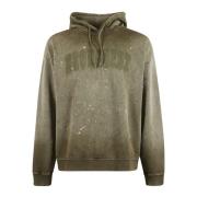 Casual Sweatshirt voor Mannen Dsquared2 , Green , Heren