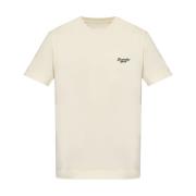 Witte Katoenen Logo T-shirt Givenchy , White , Heren