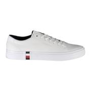 Contrasterende Veterschoen voor Heren Tommy Hilfiger , White , Heren