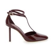 Bordeaux Hak Lysandra Schoen Salvatore Ferragamo , Red , Dames