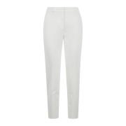 Jersey Broek - Stijlvol en Comfortabel Max Mara , White , Dames