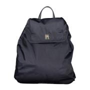 Blauwe Rugzak met Verstelbare Banden Tommy Hilfiger , Blue , Dames