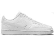 Witte Sneakers Retro Stijl Gerecyclede Materialen Nike , White , Dames