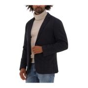 Slim-reno Blazer in Donkerblauw Selected Homme , Blue , Heren