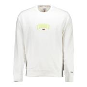 Witte Heren Sweatshirt Lange Mouw Tommy Hilfiger , White , Heren