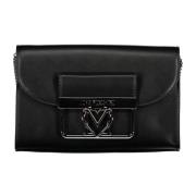 Zwarte Schoudertas met Kettingriem Love Moschino , Black , Dames