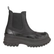 Stijlvolle Outdoor Chelsea Boot Ganni , Black , Dames