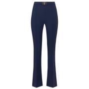 Donkerblauwe Broek Elisabetta Franchi , Blue , Dames