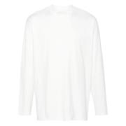 Luxe Longsleeve T-shirt Y-3 , White , Heren