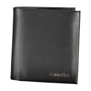 Heren Portemonnee Zwart Rfid Bescherming Calvin Klein , Black , Heren