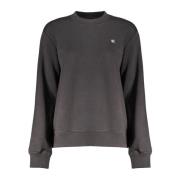 Zwarte Sweatshirt met Logo Calvin Klein , Black , Dames