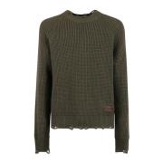 Stijlvolle Pullover Sweater voor Mannen Dsquared2 , Green , Heren