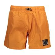 Oranje Beachwear Heren Zwembroek Karl Lagerfeld , Orange , Heren