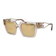 Stijlvolle zonnebril met model 0Dg4446B Dolce & Gabbana , Brown , Dame...