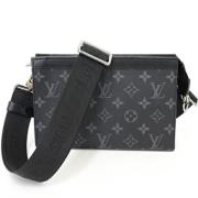 Pre-owned Canvas louis-vuitton-bags Louis Vuitton Vintage , Black , Da...