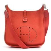 Pre-owned Leather crossbody-bags Hermès Vintage , Red , Dames