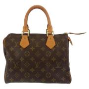 Pre-owned Canvas handbags Louis Vuitton Vintage , Brown , Dames