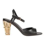 Stijlvolle Sandalen voor Vrouwen Salvatore Ferragamo , Black , Dames