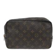 Pre-owned Canvas clutches Louis Vuitton Vintage , Brown , Dames