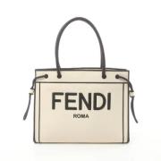 Pre-owned Canvas fendi-bags Fendi Vintage , White , Dames