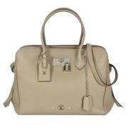 Pre-owned Leather louis-vuitton-bags Louis Vuitton Vintage , Gray , Da...