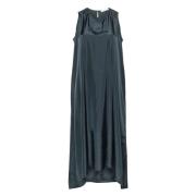 Gekreukte Midi Jurk Acne Studios , Gray , Dames