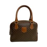 Pre-owned Canvas handbags Celine Vintage , Brown , Dames