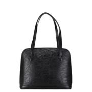 Pre-owned Leather louis-vuitton-bags Louis Vuitton Vintage , Black , D...