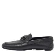 Pre-owned Leather flats Valentino Vintage , Black , Heren