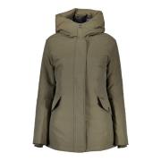 Groene Parka Jas met Capuchon Woolrich , Green , Dames