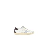 Glitter Star Brown Heel Sneakers Golden Goose , White , Dames