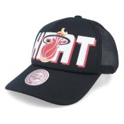 NBA Billboard Hwc Heat Cap Mitchell & Ness , Black , Unisex