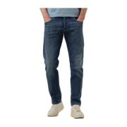 Heren Straight Leg Jeans Lichtblauw Diesel , Blue , Heren