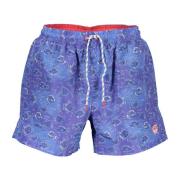 Paarse Zwemboxer met Zakken en Elastische Taille North Sails , Purple ...