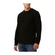 Stijlvolle Zwarte Trui Tempesto Hugo Boss , Black , Heren