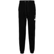 Katoenmix Broek Moschino , Black , Heren