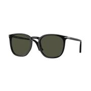 Tijdloze Stijl Zonnebrillen Persol , Black , Unisex