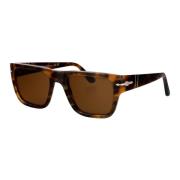 Stijlvolle zonnebril met model 0Po3348S Persol , Brown , Unisex