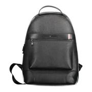 Zwarte Heren Rugzak Laptopvak Tommy Hilfiger , Black , Heren