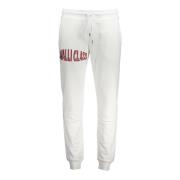 Sportieve Broek met Elastische Taille en Borduursel Cavalli Class , Wh...