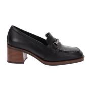 Leren Hoge Hakken Schoenen voor Vrouwen Nerogiardini , Black , Dames