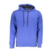 Blauwe Hoodie met Borduursel U.s. Polo Assn. , Blue , Heren